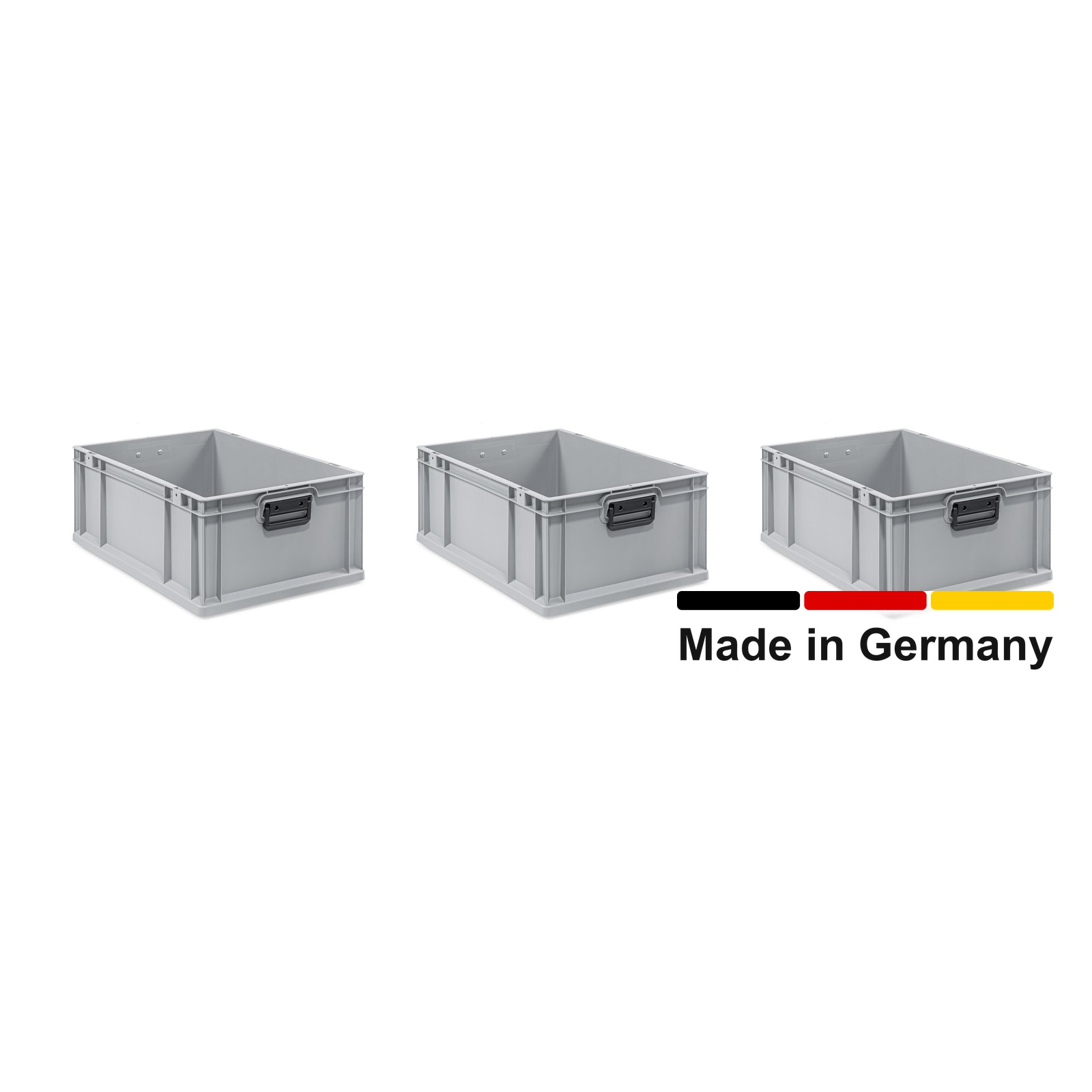 3x Eurobox 60x40x22 cm mit Deckel - NextGen Portable Duo