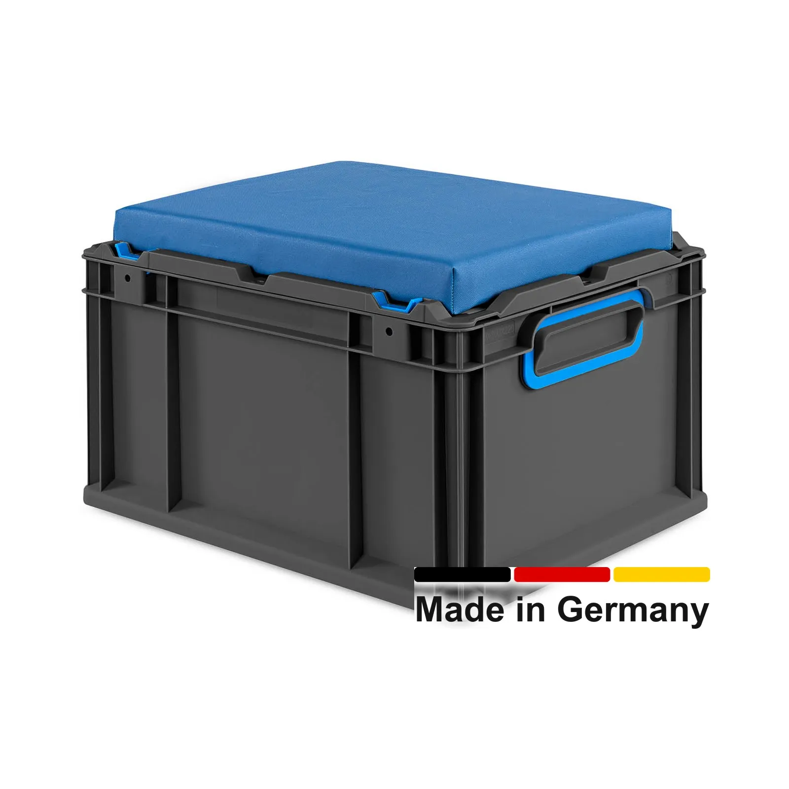 Seat Box 40x30x26 cm, NextGen Cycle, Griffe geschl., blau