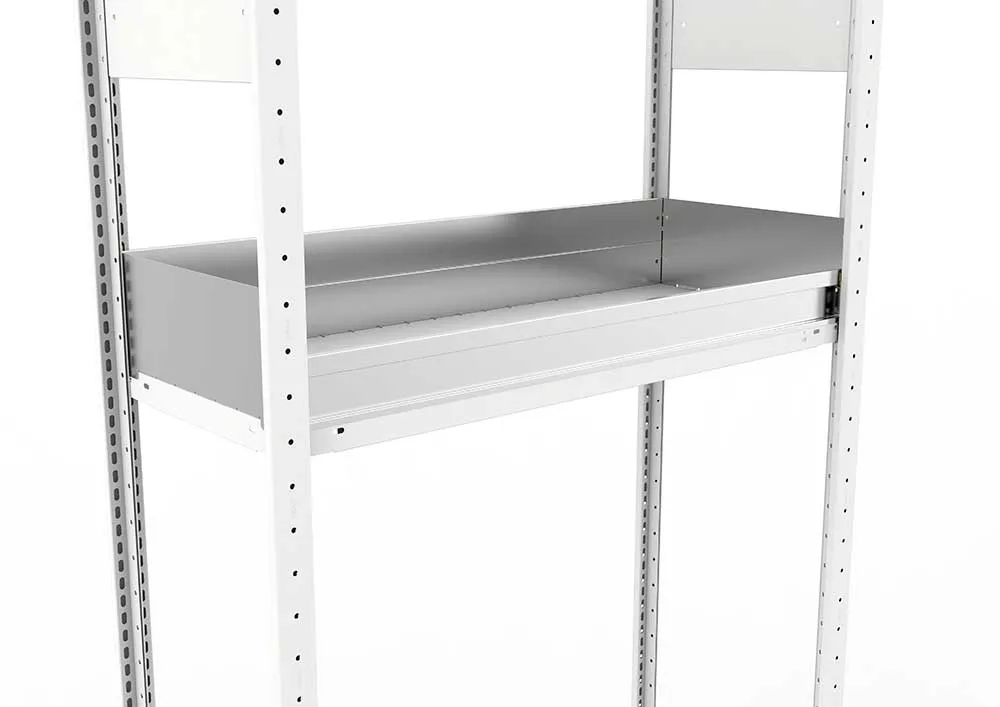 Metallregal Schüttgutmulde 1000 x 400 Höhe 150 vzk kpl.