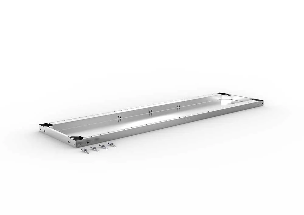 Metallregal Zusatzboden – 150×40 cm, 200 kg, verzinkt