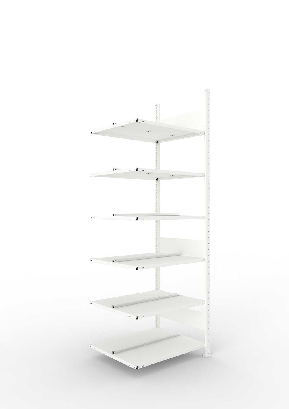 Kellerregal Zusatzboden L-80 100×40 cm, RAL 7035