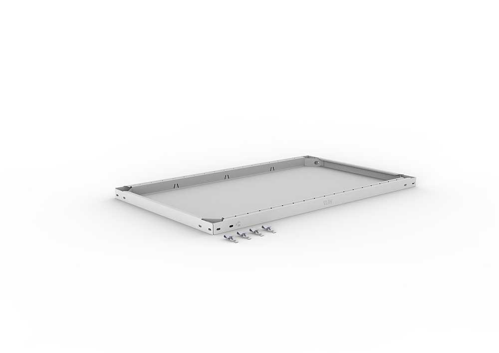 Metallregal Zusatzboden – 100×60 cm, 150 kg, RAL 7035