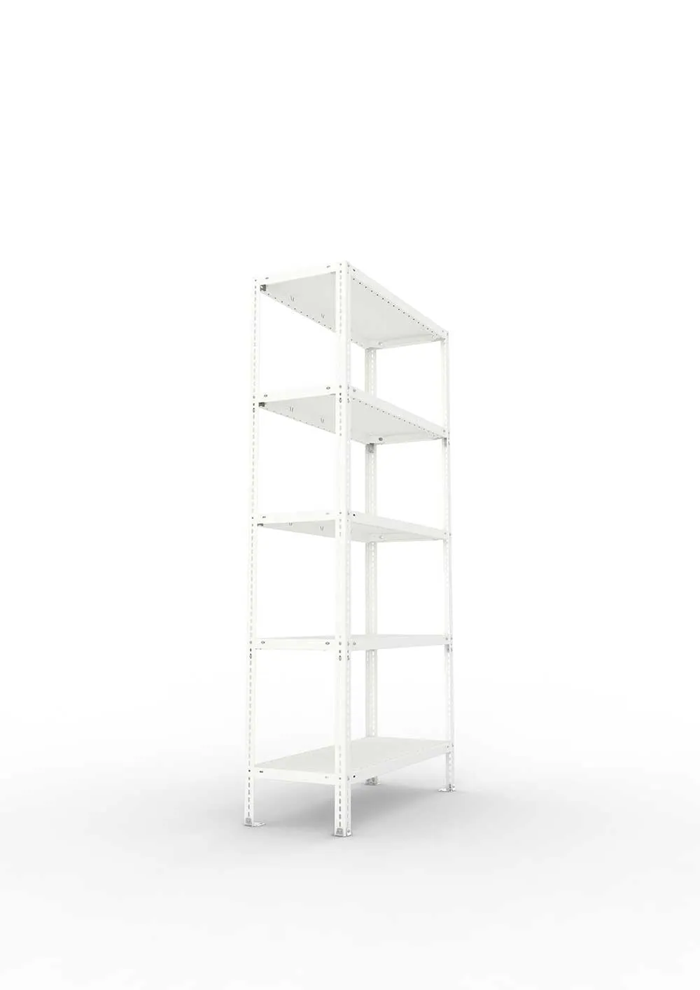Kellerregal Pro Schraubsystem Grundregal 200×100×40 cm, 150 kg, 5 Böden