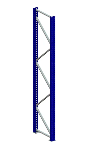 Palettenregal Ständer 120/20 S – 330×80 cm, RAL 5010