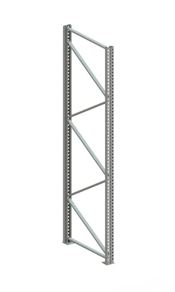 Palettenregal Ständer 120/20 S – 330×110 cm, verzinkt