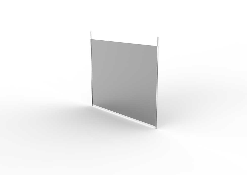 Kellerregal Fachteiler Tiefe 500 x Höhe 400 verzinkt (470 x 340) durchgehend