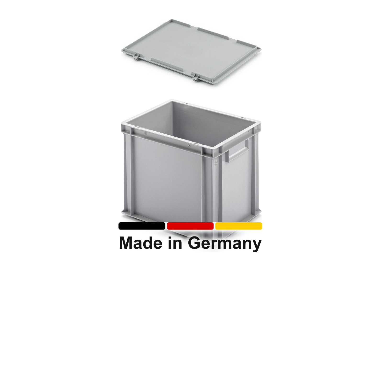 Eurobox 40x30x32 cm mit Scharnierdeckel, UNISTA