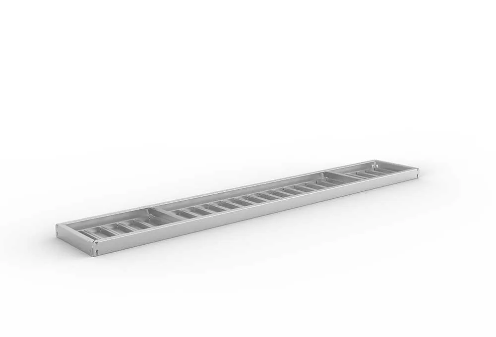 Schwerlastregal Zusatzfachebene 250×40 cm – Stahlpaneel, verzinkt (Variante)