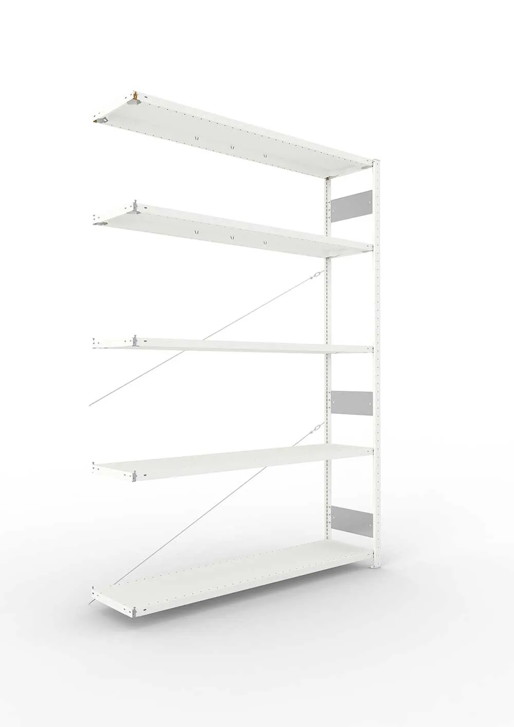 Palettenregal Ständer 100/20 S – 600×80 cm, verzinkt
