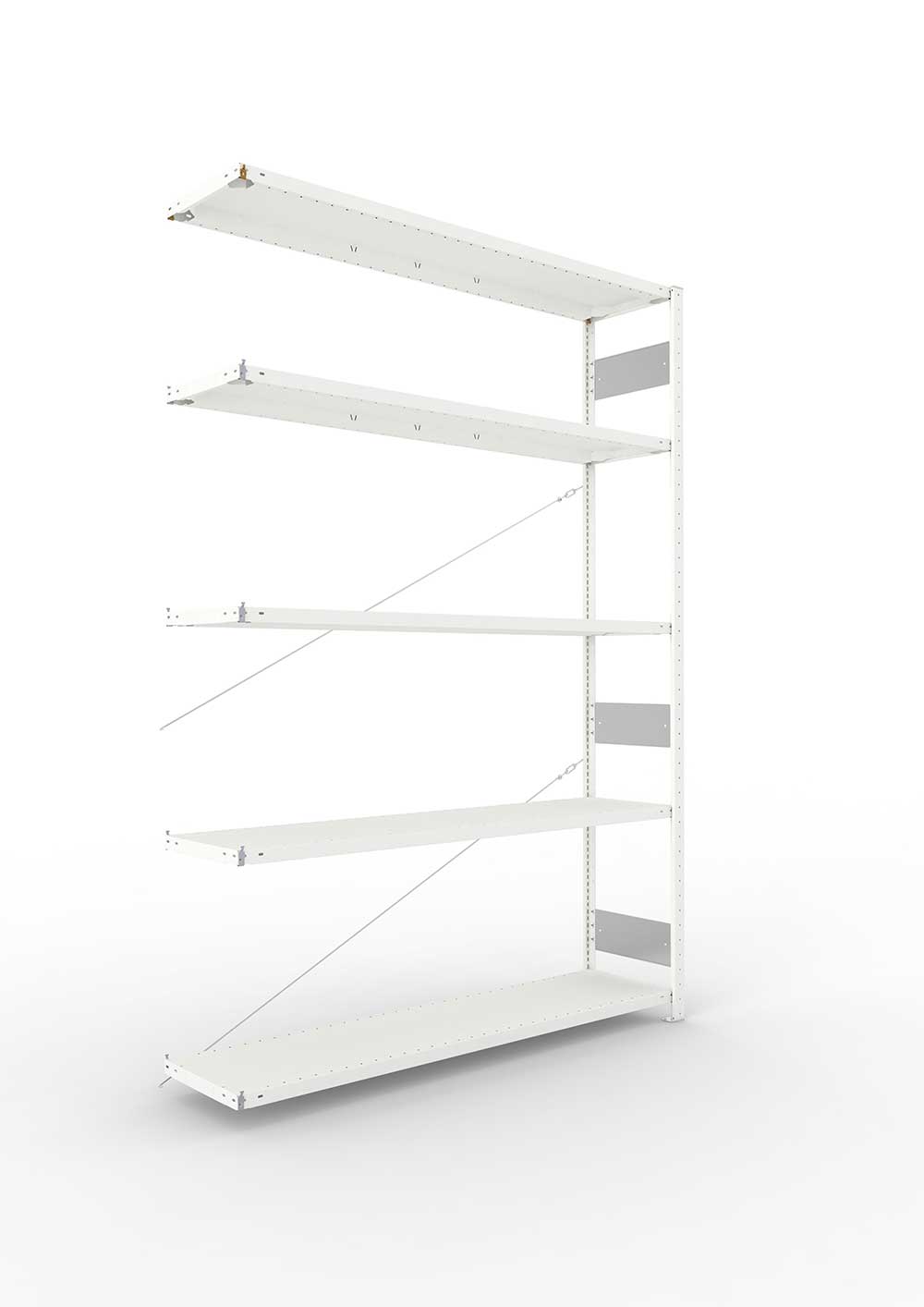 Palettenregal Ständer 100/20 S – 600×80 cm, verzinkt