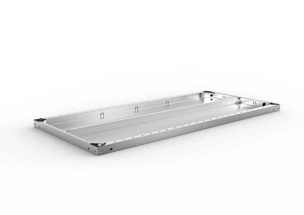 Metallregal Längsunterzug 130 cm, verzinkt