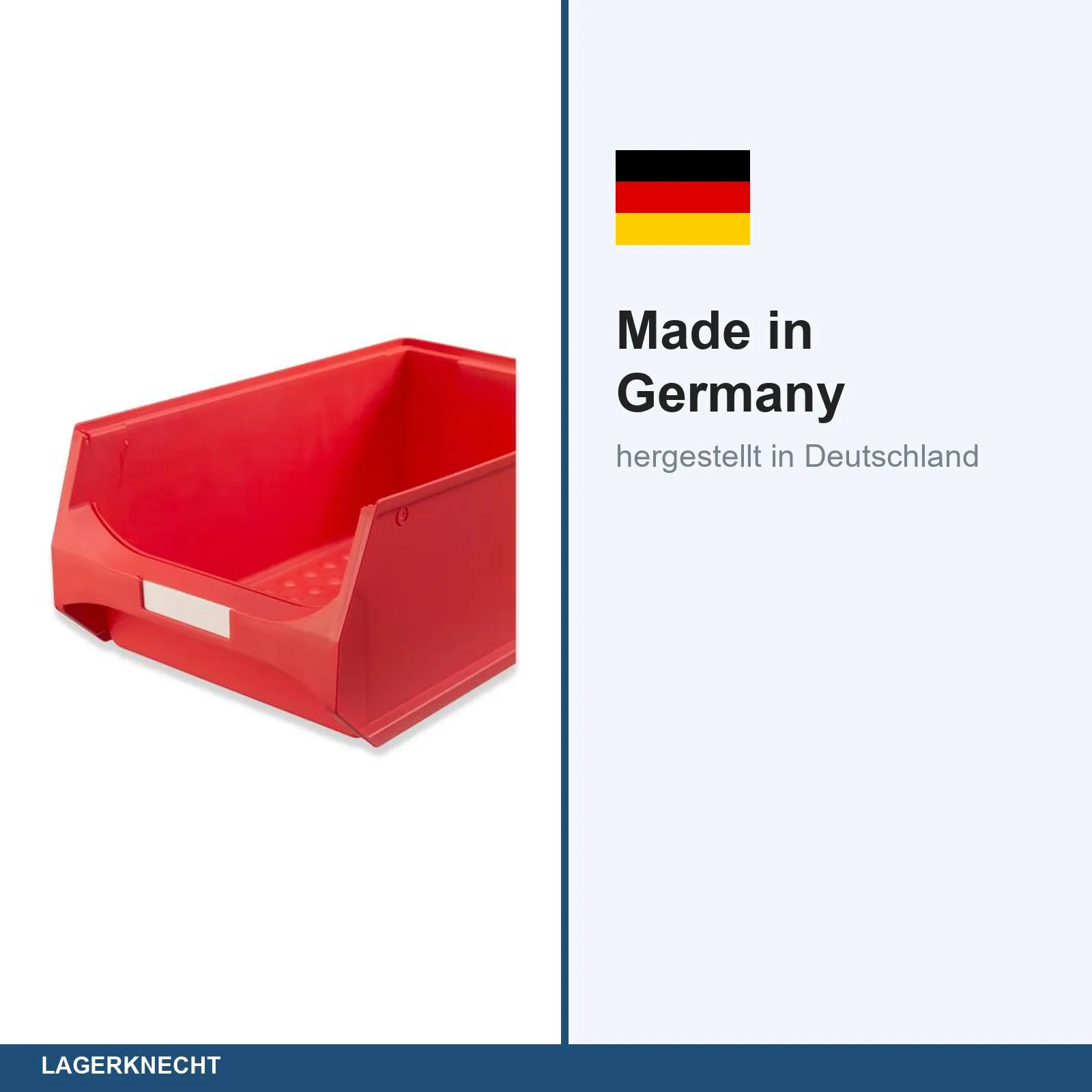 Etikettenschutzfolie Sichtlagerbox 5.0 & 5.1 (Pack = 100 Stück)