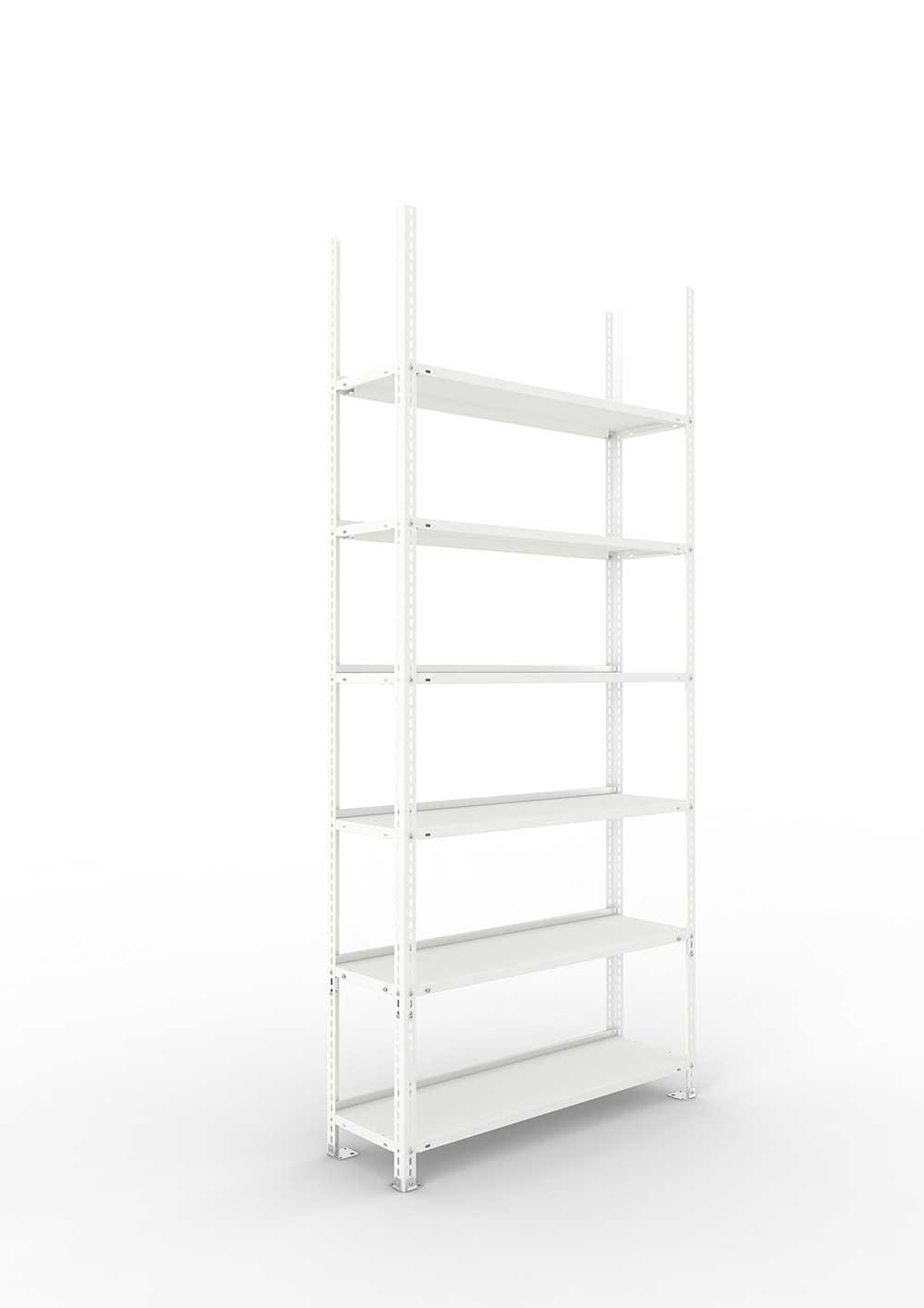 Büro Compact GR 2200 x 1000 x 300 kpl. RAL 7035mit 6 Böden