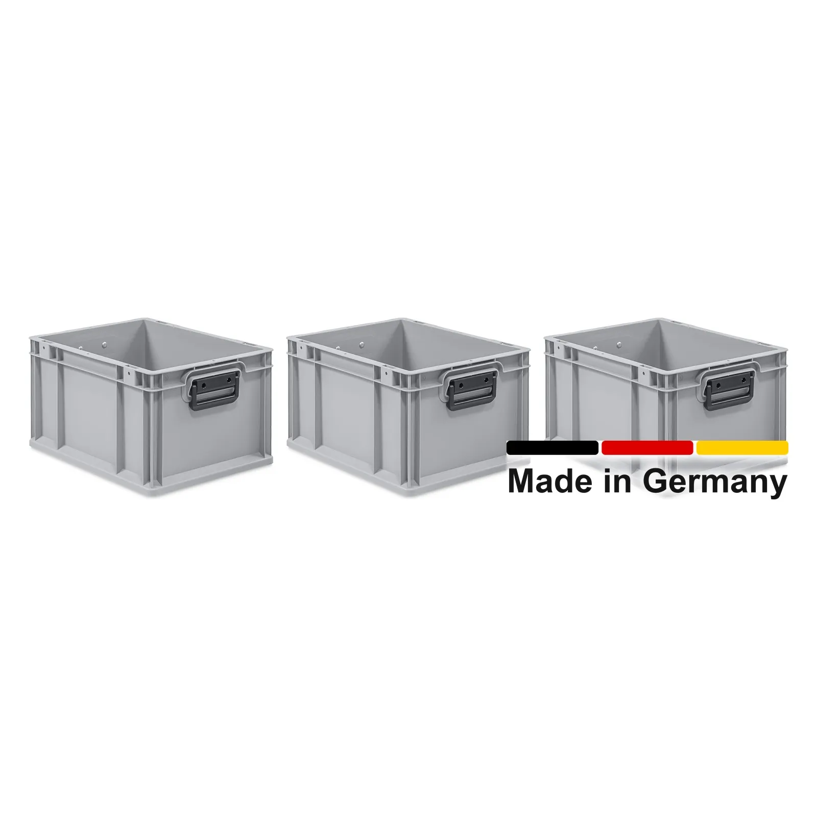 3x Eurobox 40x30x22 cm mit Deckel - NextGen Portable Duo
