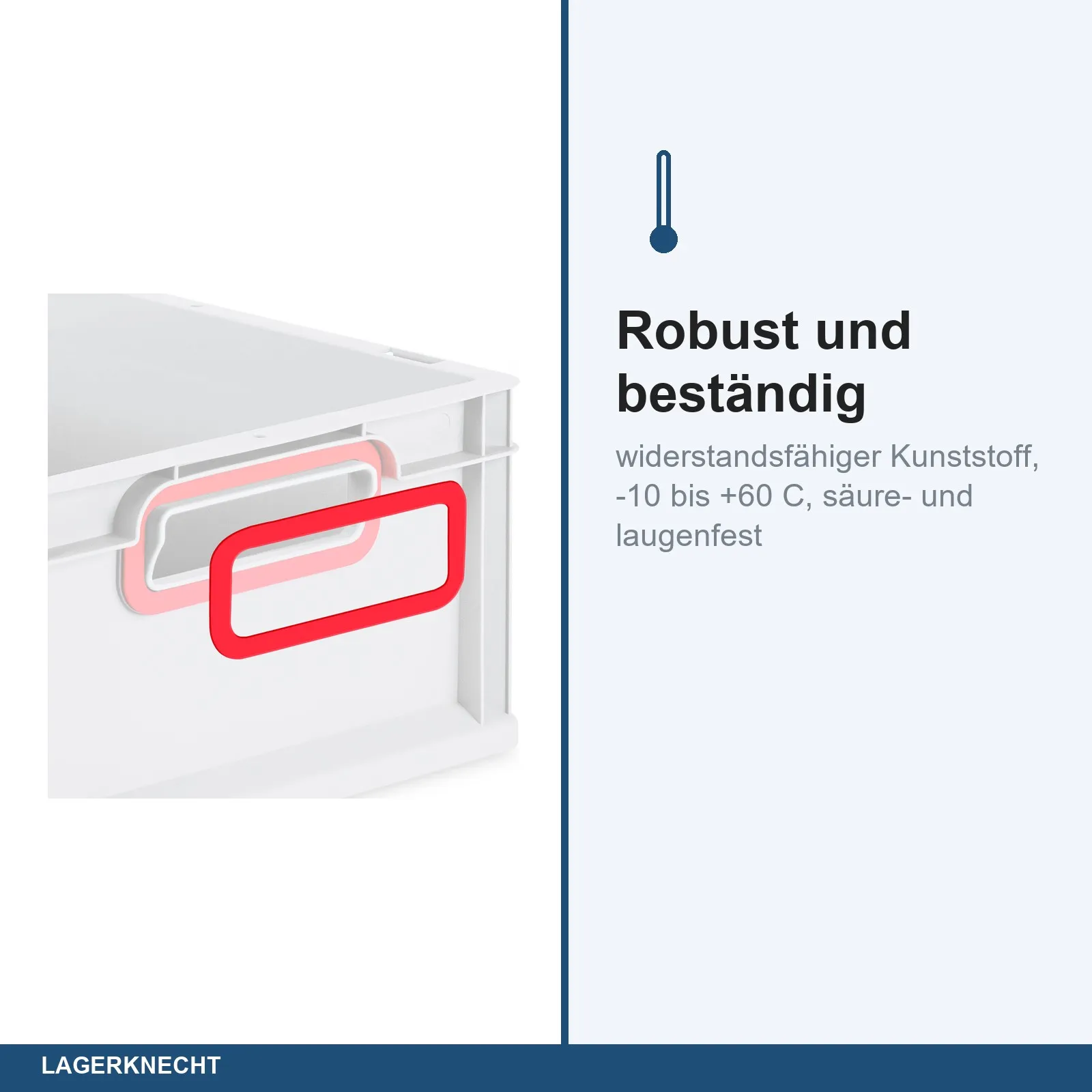 ColorClip Set - Farbring für Eurobox NextGen 2.0 - 1 Pack mit 2 Stück - Rot