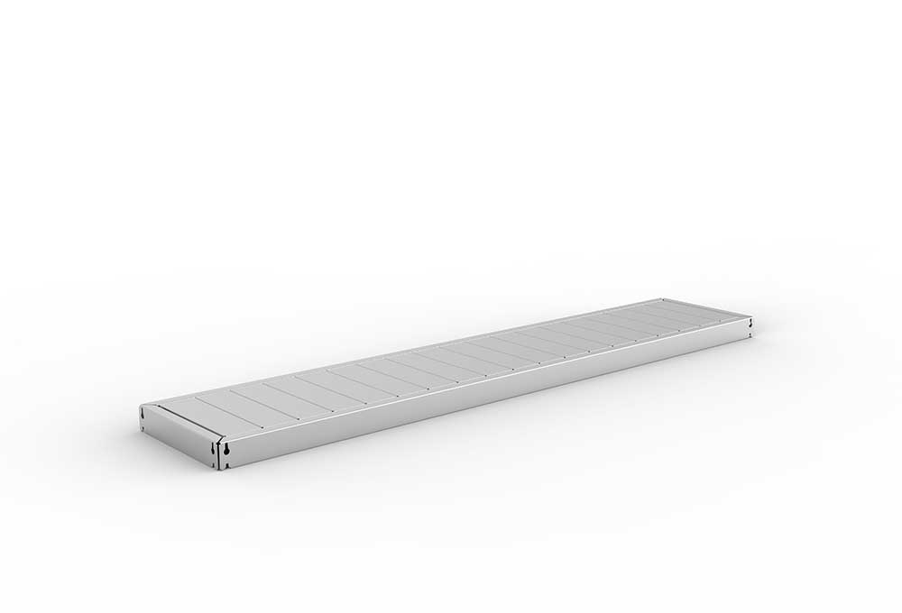 Schwerlastregal Zusatzfachebene 200×40 cm – Stahlpaneel, verzinkt (Variante)
