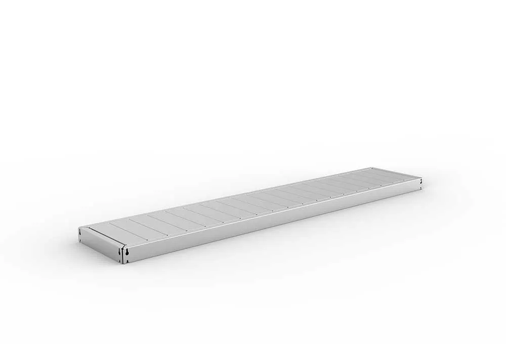 Schwerlastregal Zusatzfachebene 200×40 cm – Stahlpaneel, verzinkt (Variante)