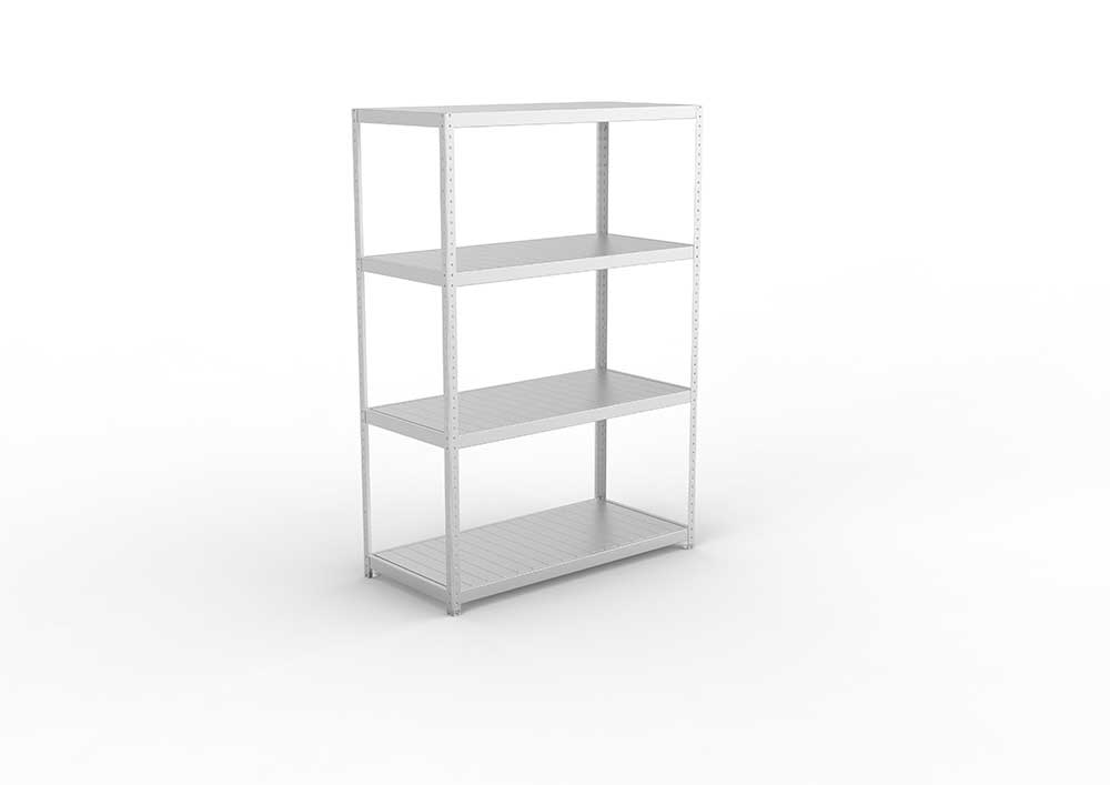 Schwerlastregal 247×170×80 cm – Stahlpaneele, verzinkt