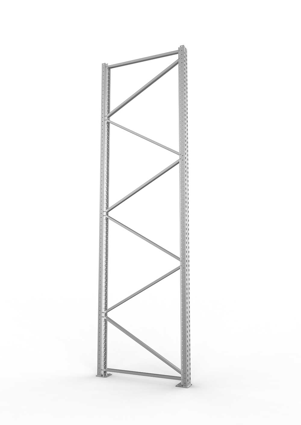 Palettenregal Ständer 120/20 S – 380×110 cm, verzinkt