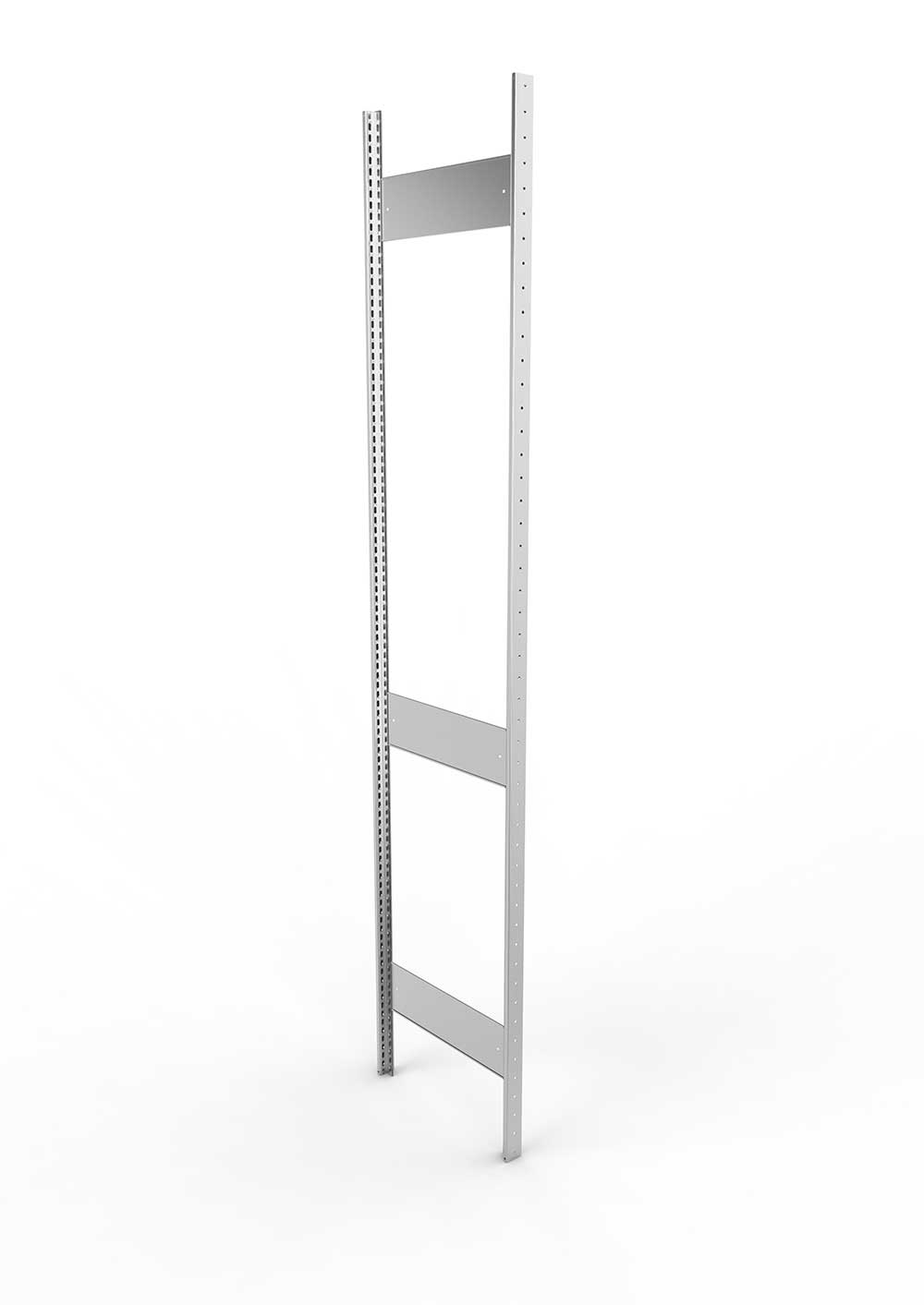 Metallregal Rahmen T2 N – 250×50 cm, verzinkt