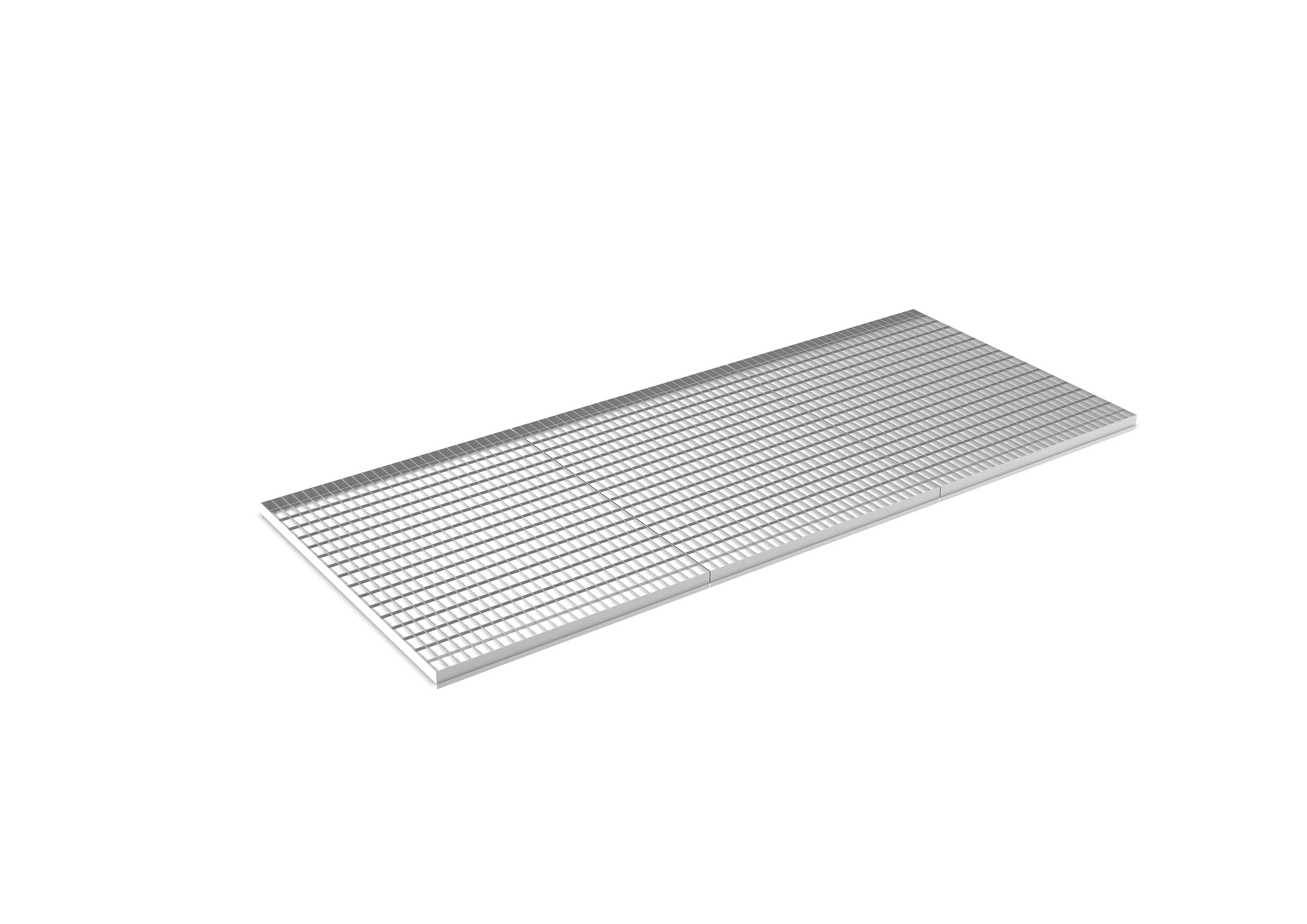 Palettenregal Gitterrost aufgelegt 270×110 cm TS40x1,7 – 1000 kg