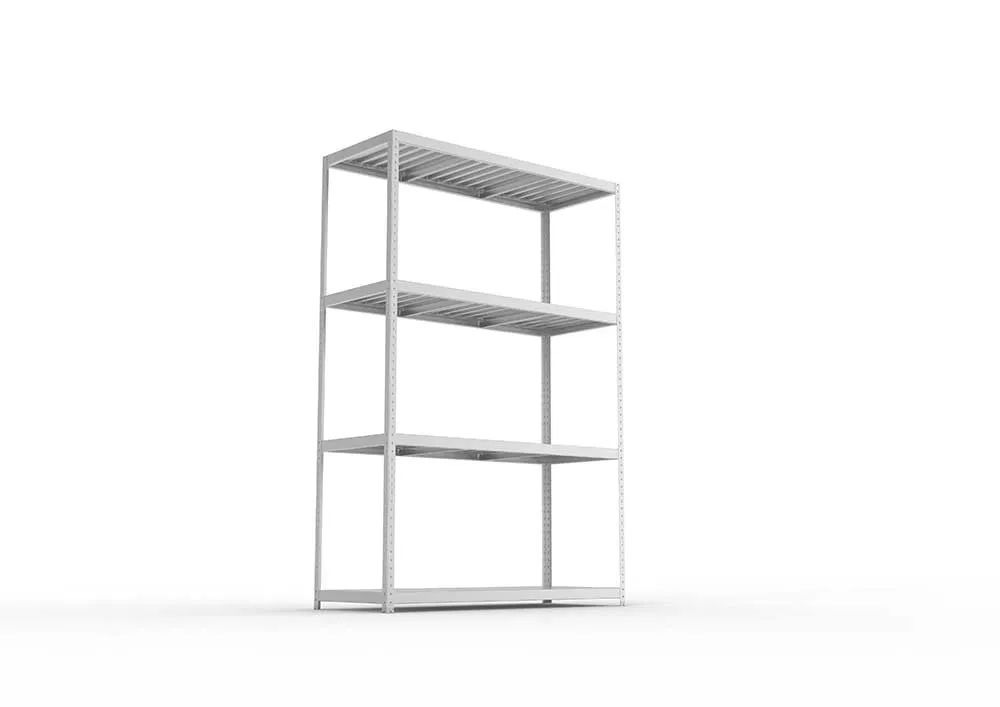 Schwerlastregal 297×200×80 cm – Stahlpaneele, verzinkt (Varianten)