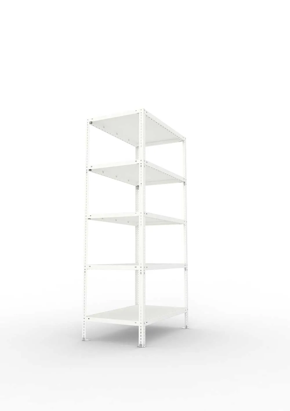 Kellerregal Pro Schraubsystem Grundregal 200×100×60 cm, 150 kg, 5 Böden