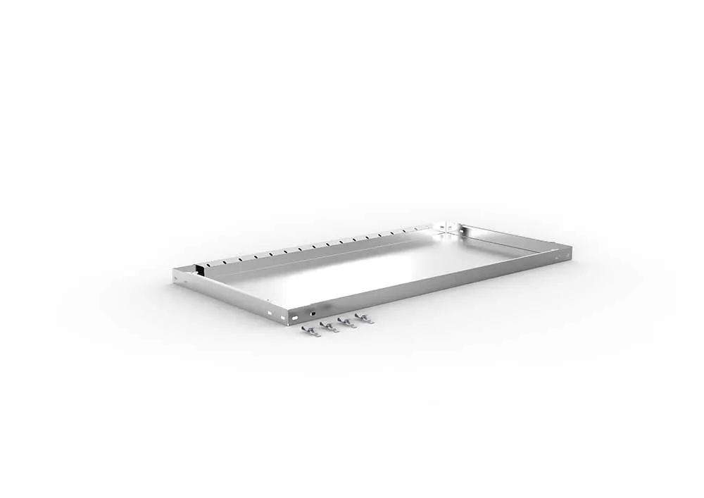 Metallregal Zusatzboden – 100×50 cm, 150 kg, verzinkt