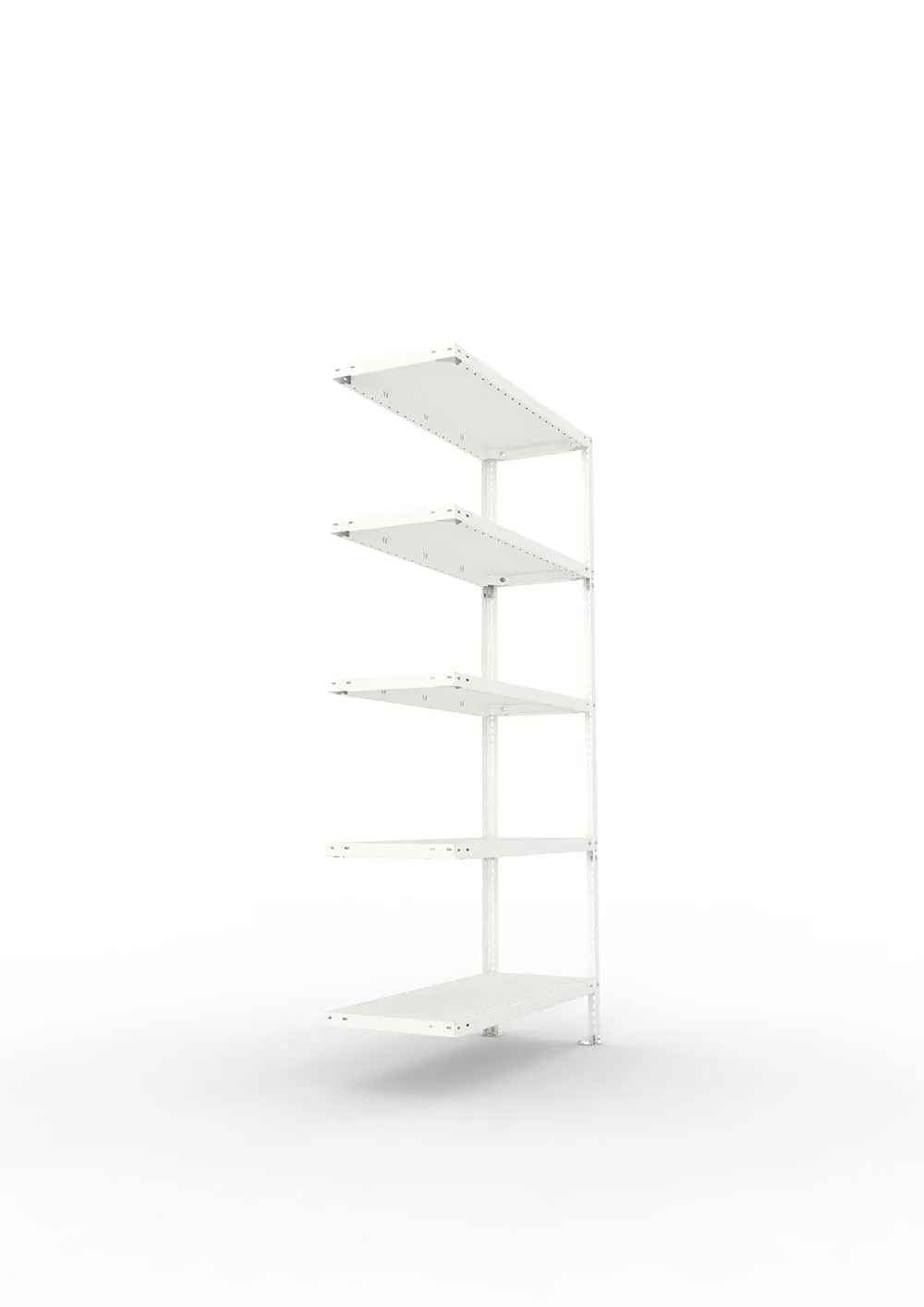 Kellerregal Pro Schraubsystem Anbauregal 200×100×40 cm, 150 kg, 5 Böden
