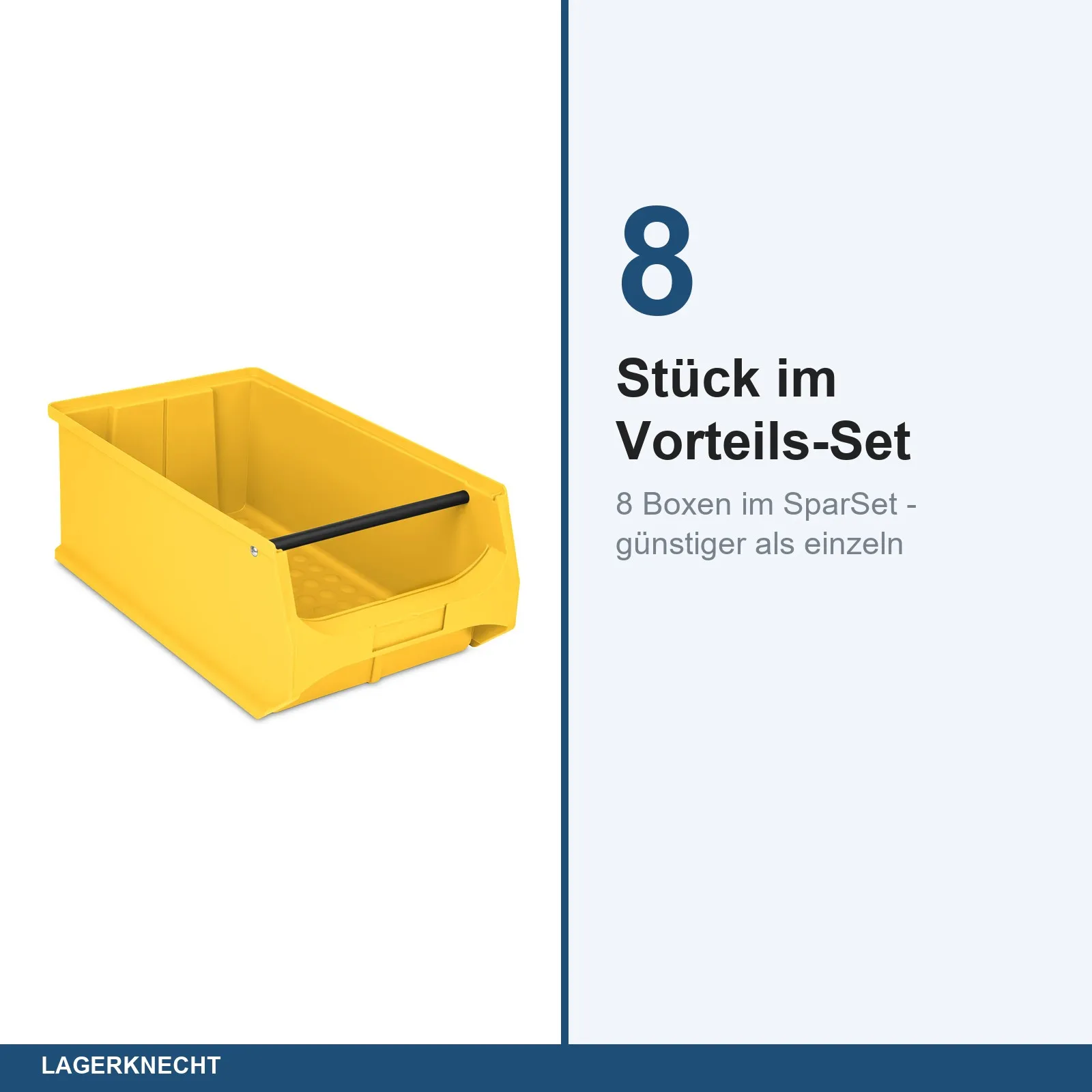 8x Sichtlagerbox 5.1 - gelb