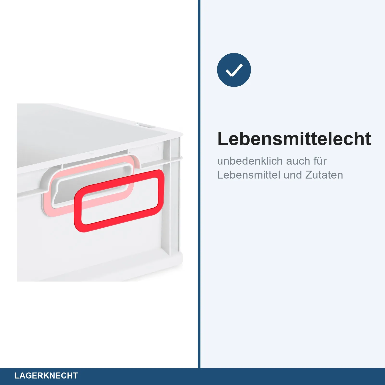 ColorClip Set - Farbring für Eurobox NextGen 2.0 - 1 Pack mit 2 Stück - Rot
