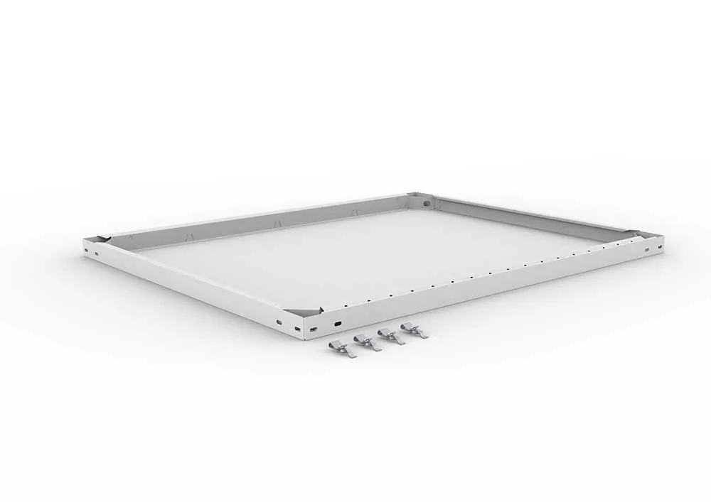 Metallregal Zusatzboden – 100×80 cm, 230 kg, RAL 7035