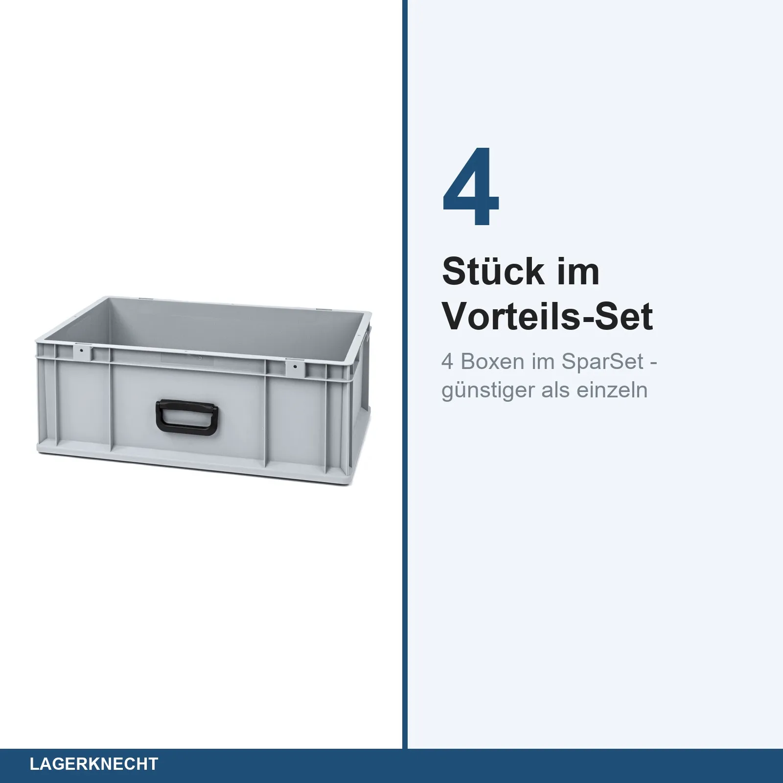 4x Eurobox 60x40x22 cm - NextGen Portable Uno