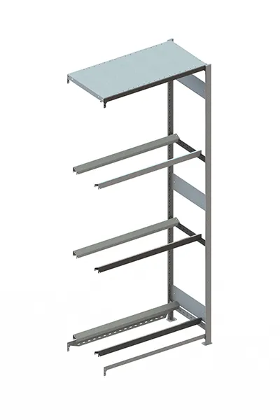 Reifenregal Pro-Max 250×100×50 cm – Anbauregal, verzinkt
