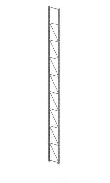 Palettenregal Ständer 100/20 S – 990×80 cm, verzinkt