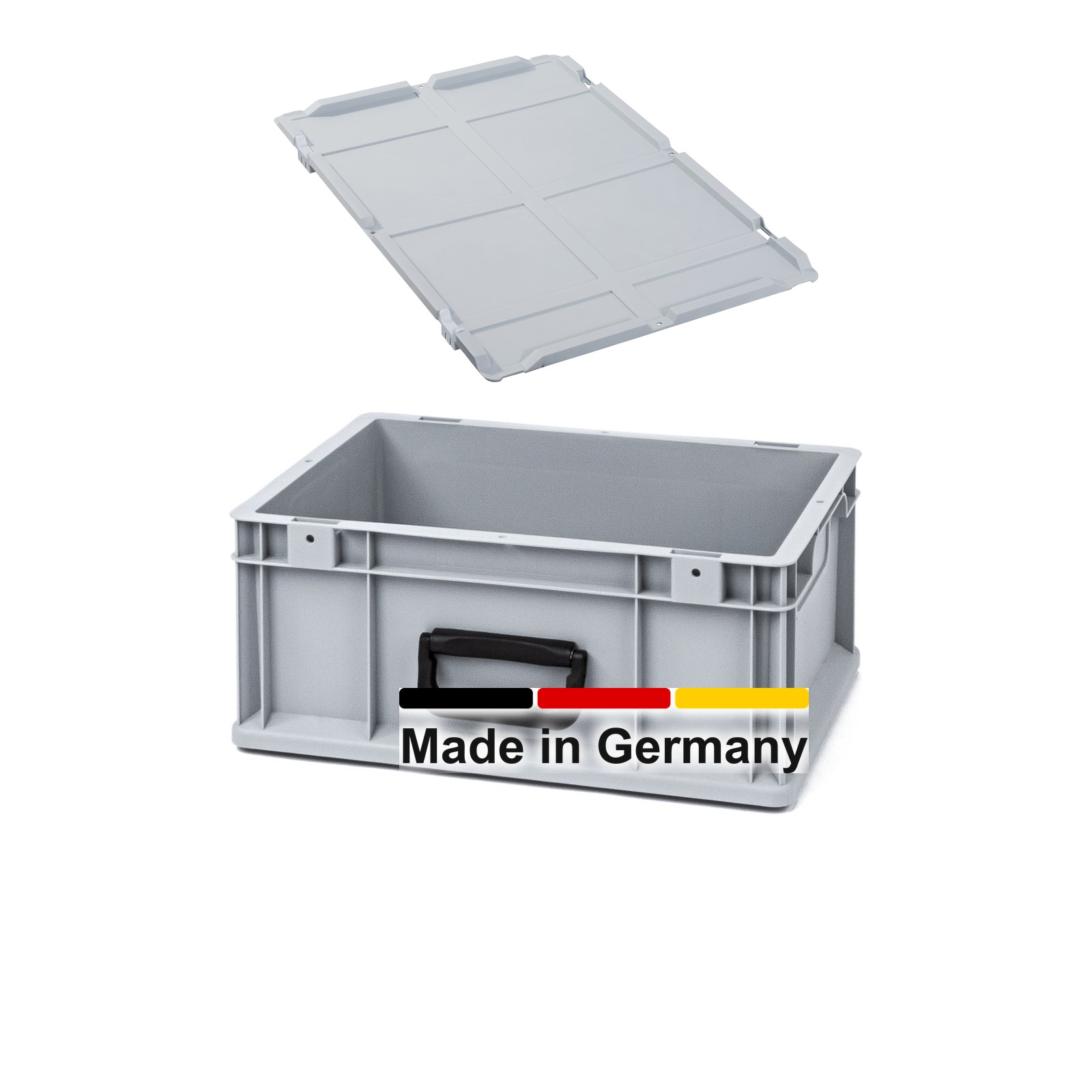 Eurobox 40x30x17 cm mit Scharnierdeckel, NextGen Portable Uno