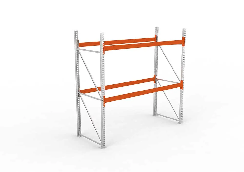 Palettenregal Extrastabil Grundregal – 270×270×110 cm, 3 Ebenen