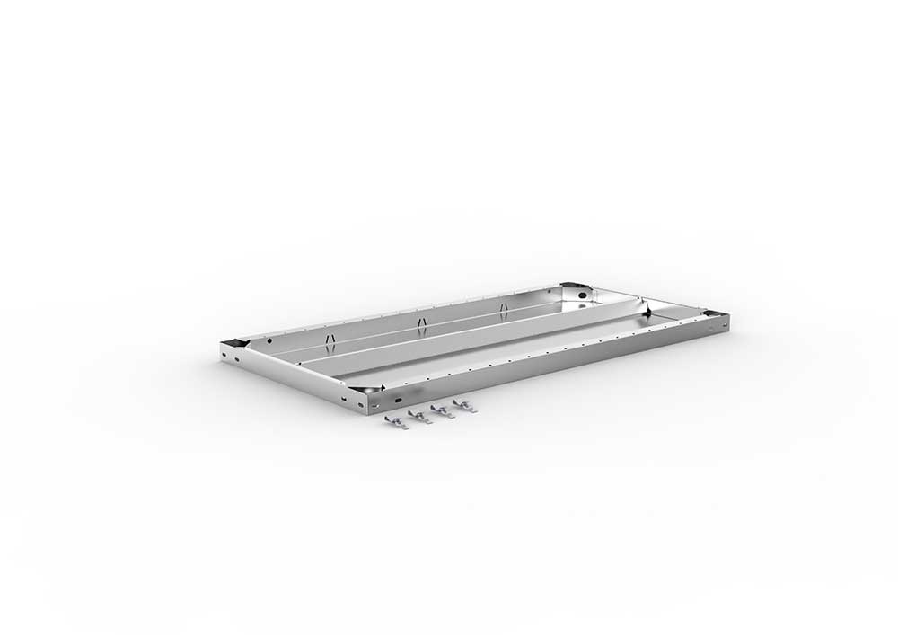 Metallregal Zusatzboden – 100×50 cm, 330 kg, verzinkt