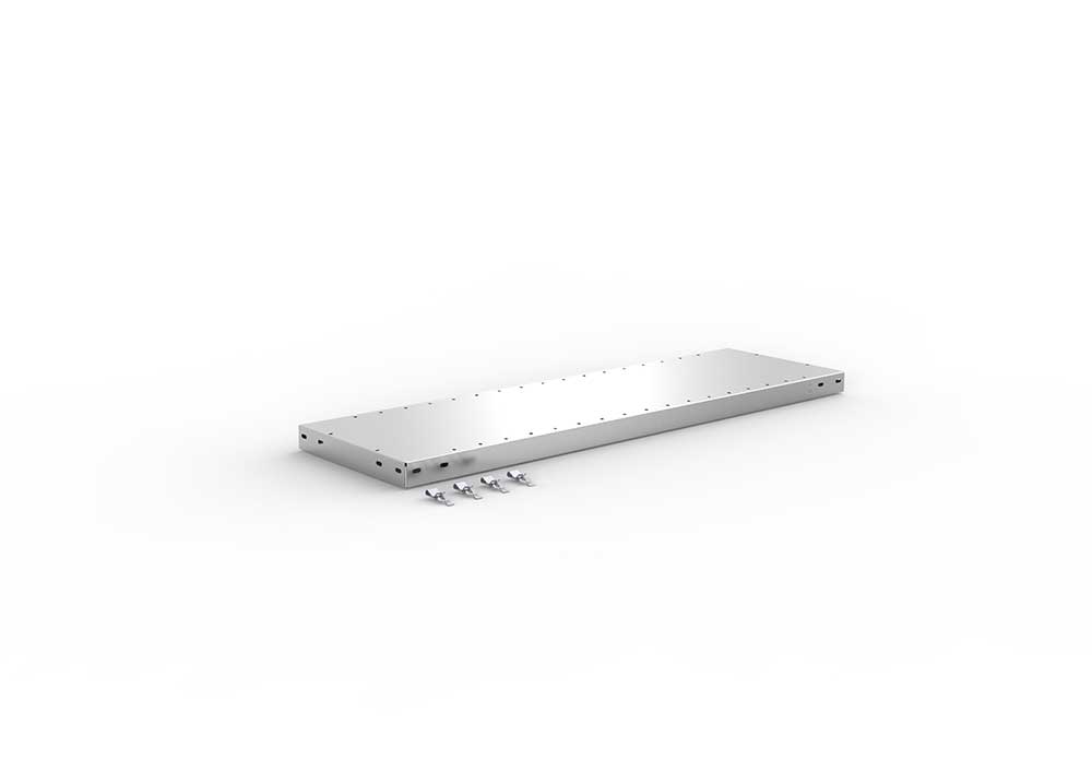 Metallregal Zusatzboden – 100×30 cm, 230 kg, verzinkt