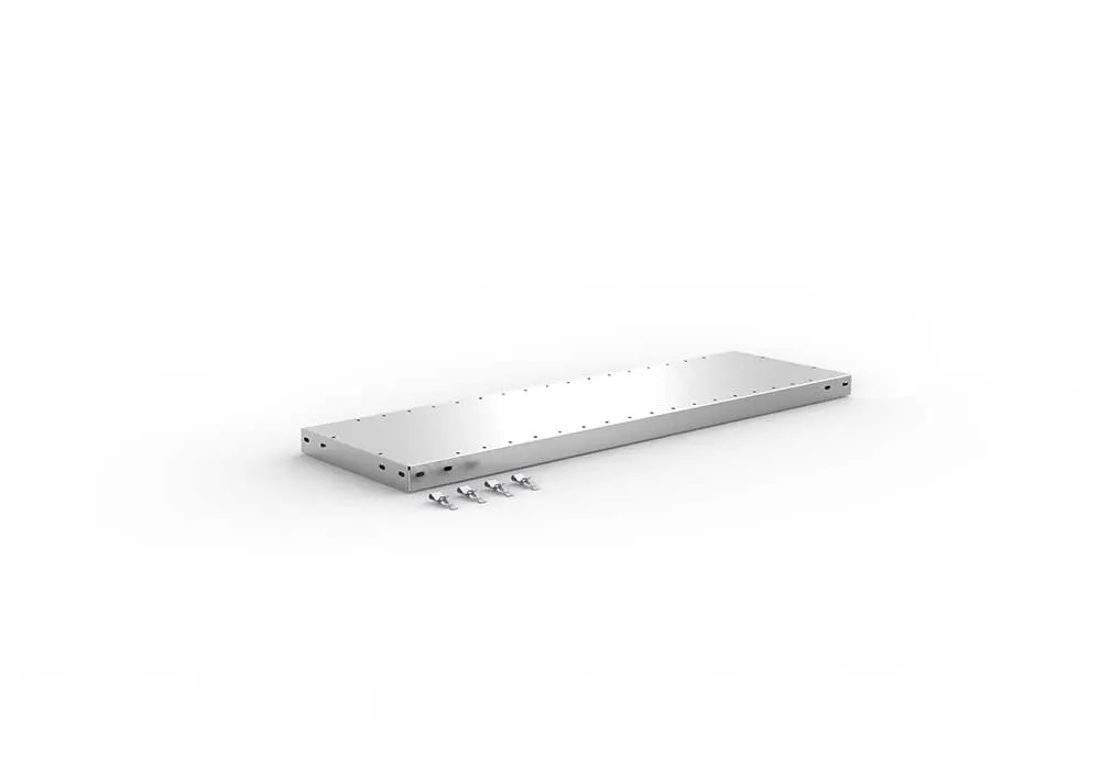 Metallregal Zusatzboden – 100×30 cm, 230 kg, verzinkt