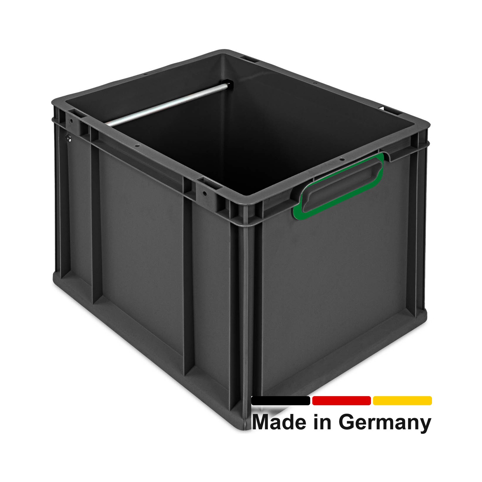 Hängeregisterbox 40x30x32 cm, NextGen Cycle, Griffe geschl., grün