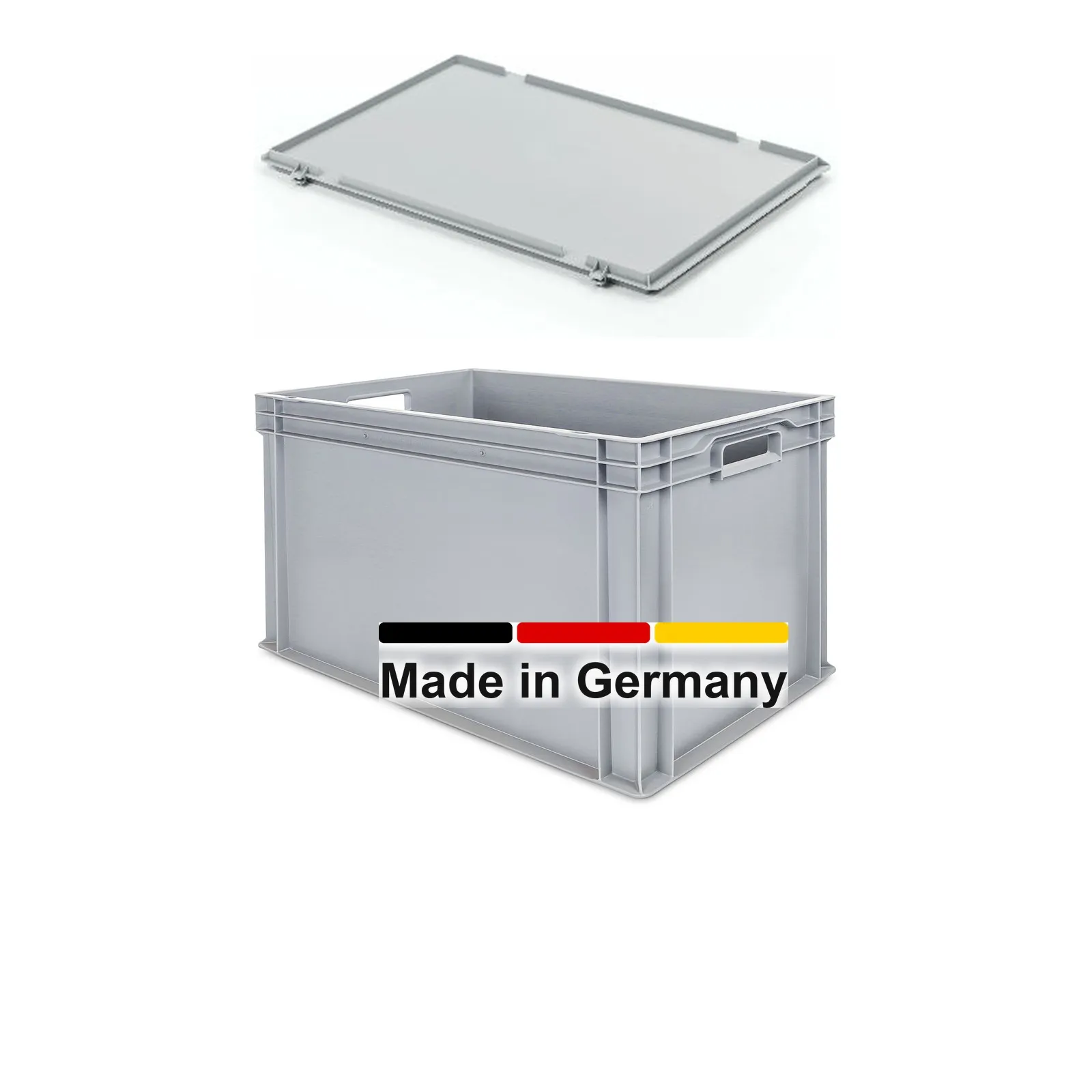 Eurobox 60x40x42 cm mit Scharnierdeckel, UNISTA