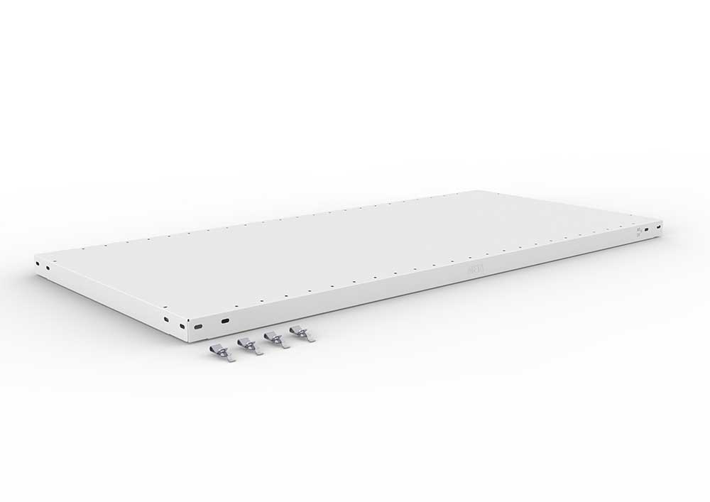 Metallregal Zusatzboden – 130×60 cm, 230 kg, RAL 7035