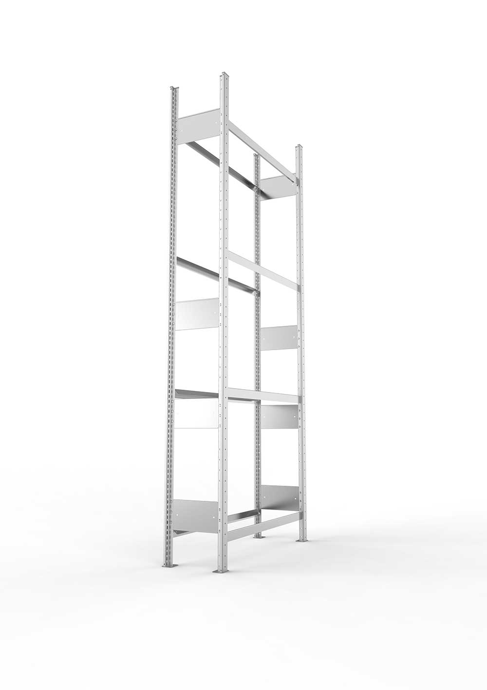 Felgenregal GR 2000 x 1300 x 300 kpl.verzinkt mit 8 Reifen-Längsriegeln ( 4 Felgenebenen ) – detaillierte Produktabbildung