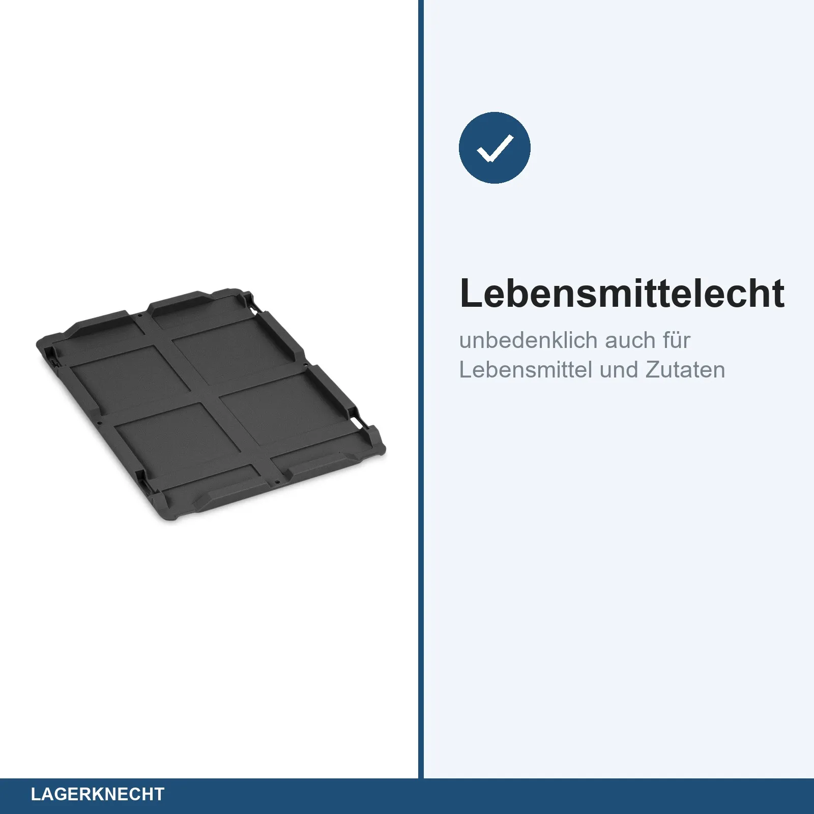 Auflagedeckel 400 x 300 für Eurobox NextGen 2.0 Cycle - Anthrazit