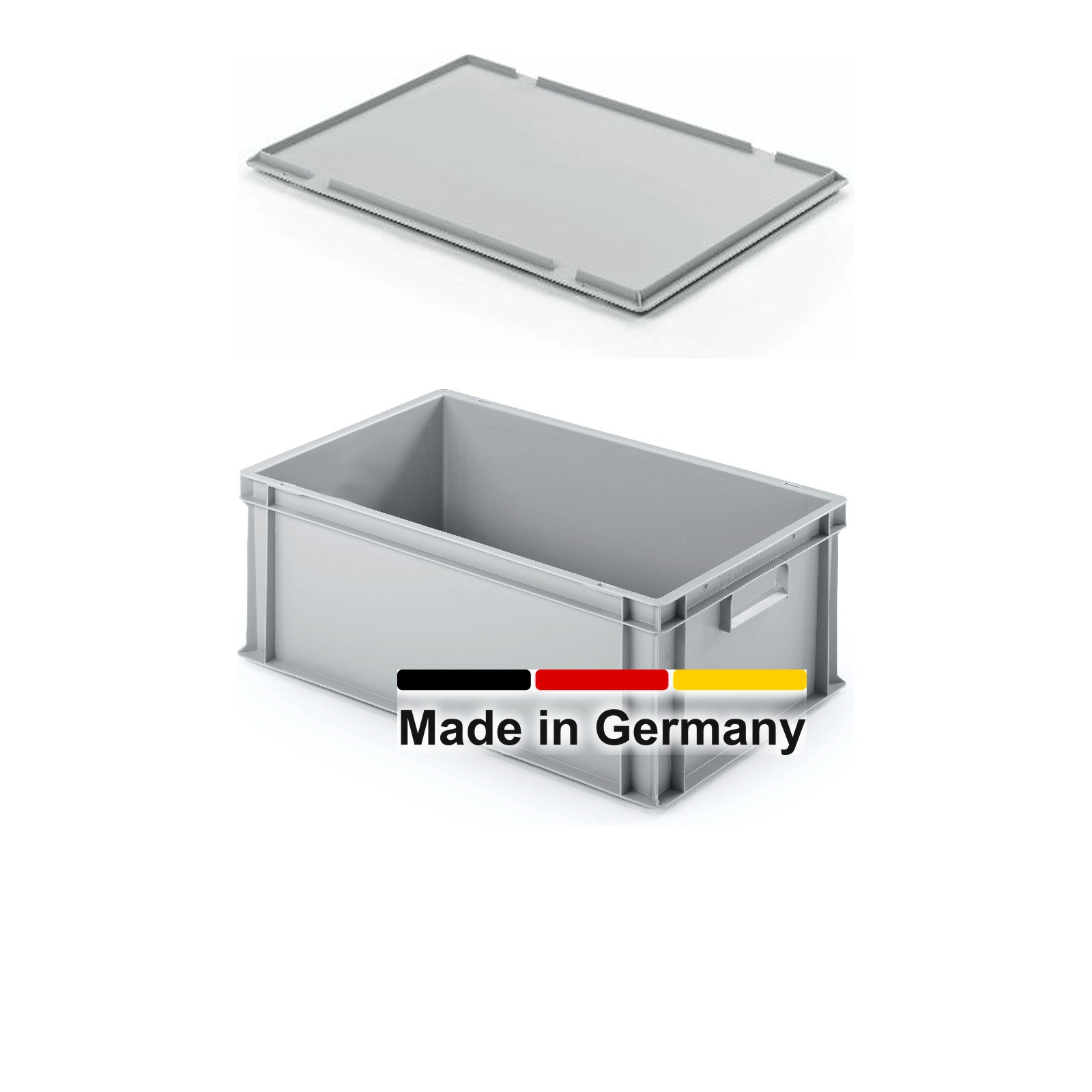 Eurobox 60x40x22 cm mit Auflagedeckel, UNISTA