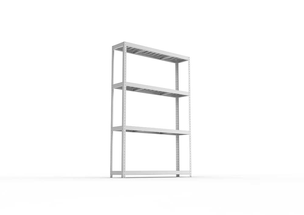Schwerlastregal 247×170×60 cm – Stahlpaneele, verzinkt