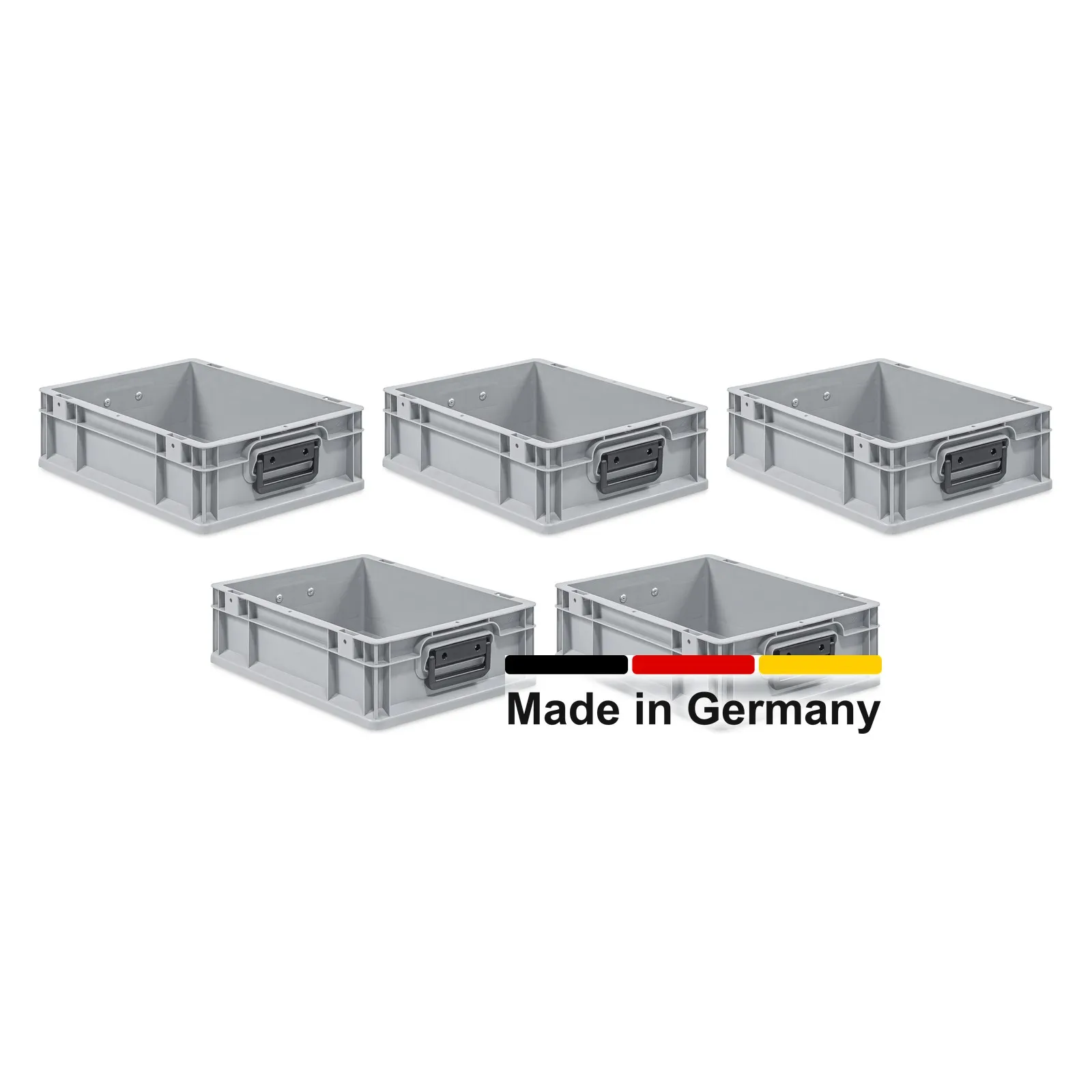 5x Eurobox 40x30x12 cm - NextGen Portable Duo
