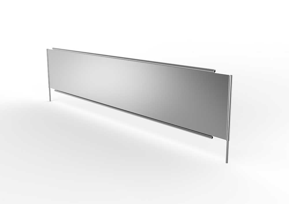 Freistehender MSS Fachteiler T800 x H140 vzk verstärkt ( 770 x 140 )