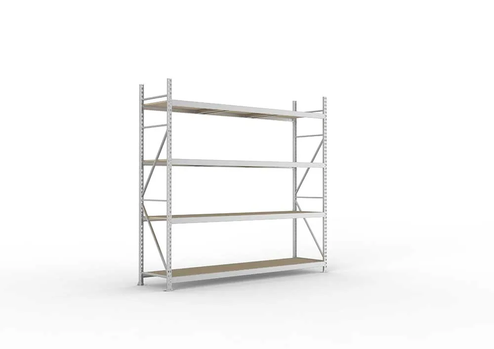Metallregal Rahmen VW1 N – 200×30 cm, verzinkt